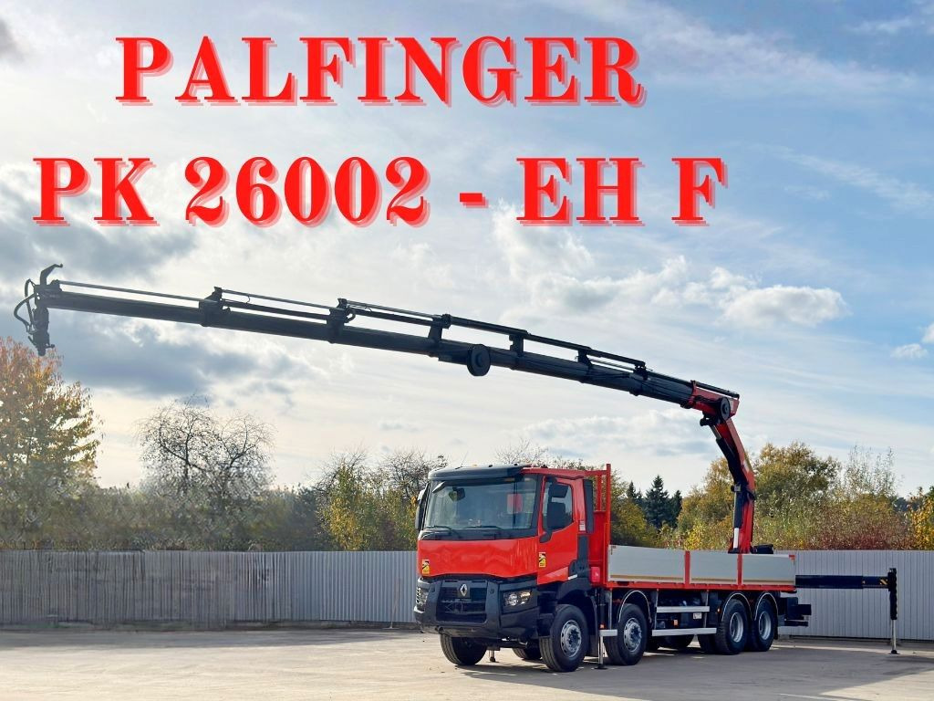 Renault C430 * PALFINGER PK 26002 - EH F + FUNK/ 8x4 - Kamion sa dizalicom: slika 1 Renault C430 * PALFINGER PK 26002 - EH F + FUNK/ 8x4 - Kamion sa dizalicom: slika 1