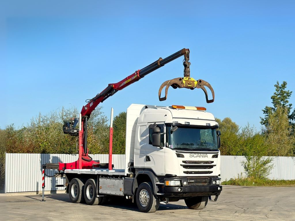 Scania G490* HOLZTRANSPORTER * PENZ 12Z8.70* 6x6 - Kamion sa dizalicom: slika 2 Scania G490* HOLZTRANSPORTER * PENZ 12Z8.70* 6x6 - Kamion sa dizalicom: slika 2