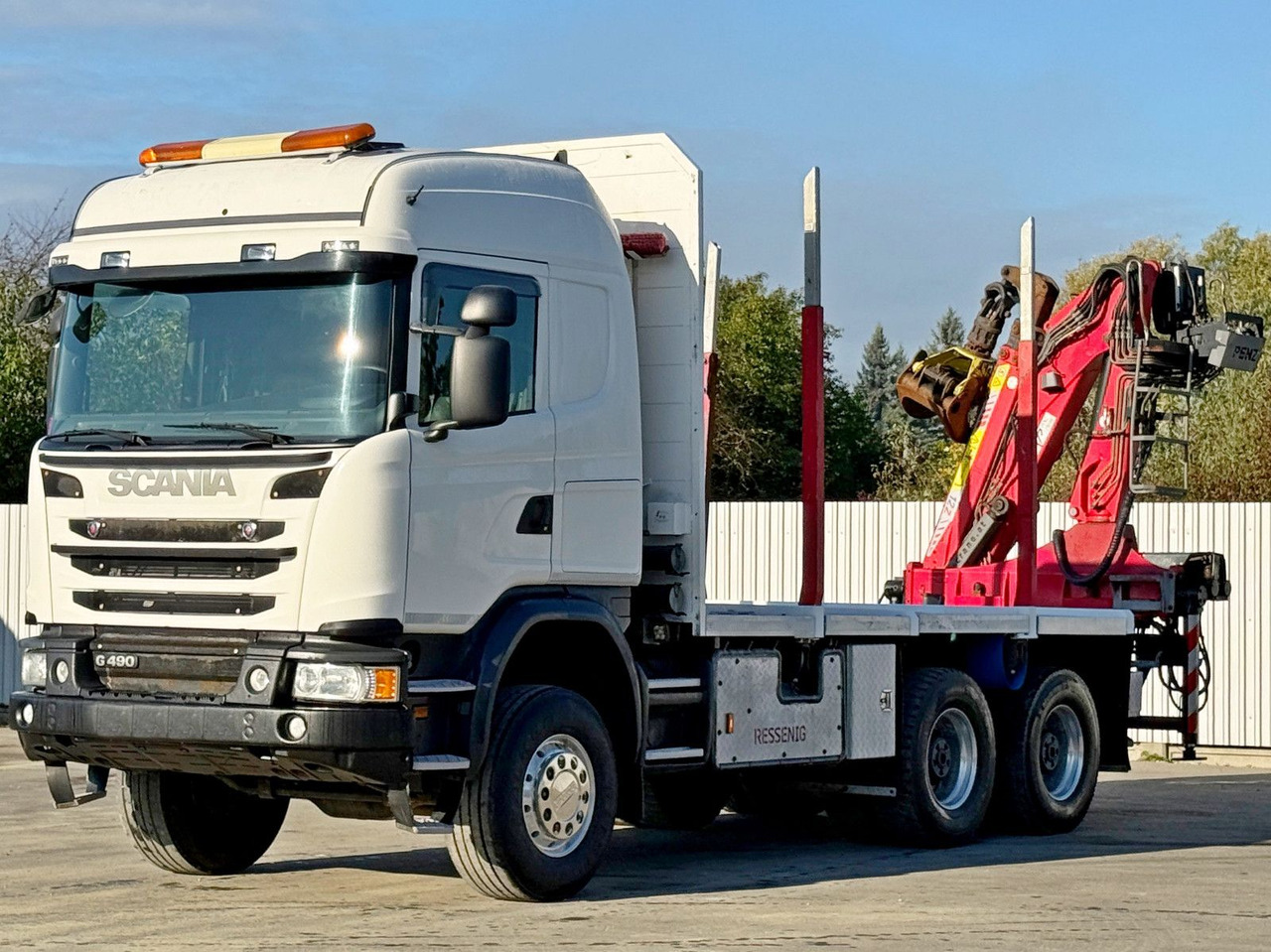 Scania G490* HOLZTRANSPORTER * PENZ 12Z8.70* 6x6 - Kamion sa dizalicom: slika 3 Scania G490* HOLZTRANSPORTER * PENZ 12Z8.70* 6x6 - Kamion sa dizalicom: slika 3