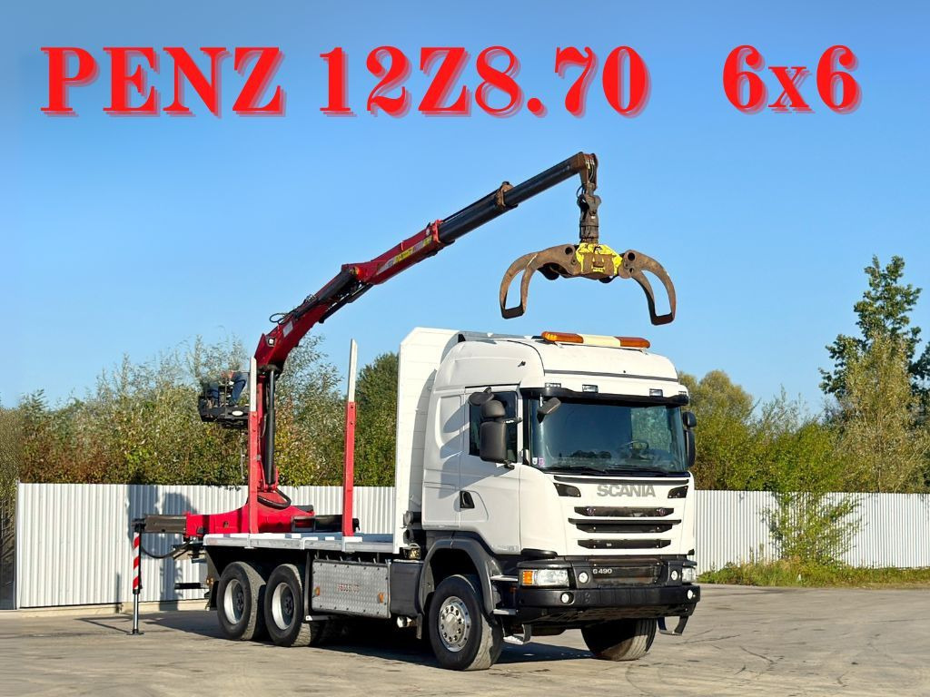 Scania G490* HOLZTRANSPORTER * PENZ 12Z8.70* 6x6 - Šticar: slika 1 Scania G490* HOLZTRANSPORTER * PENZ 12Z8.70* 6x6 - Šticar: slika 1