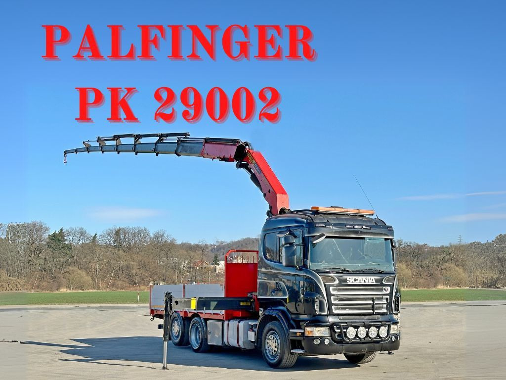 Scania P450 *PRITSCHE 5,05m * PK 29002/FUNK *TOPZUSTAND - Kamion sa dizalicom: slika 1 Scania P450 *PRITSCHE 5,05m * PK 29002/FUNK *TOPZUSTAND - Kamion sa dizalicom: slika 1