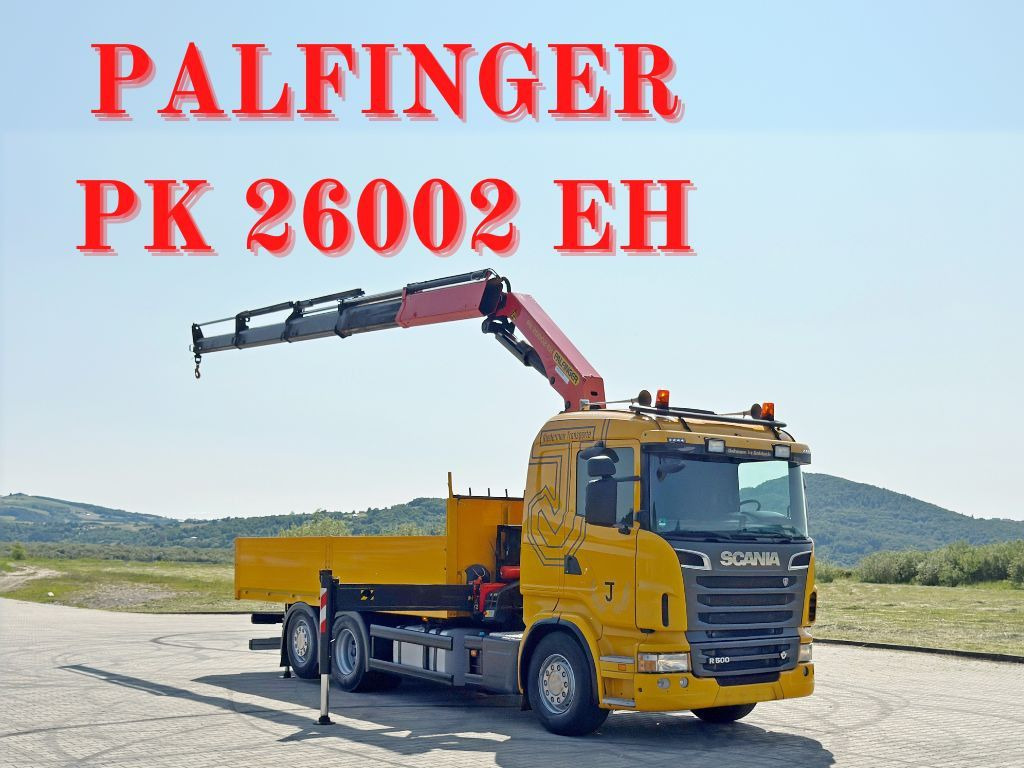 Scania R 500 * PK 26002 EH + FUNK * TOPZUSTAND - Kamion sa dizalicom: slika 1 Scania R 500 * PK 26002 EH + FUNK * TOPZUSTAND - Kamion sa dizalicom: slika 1