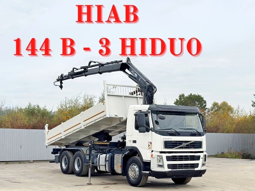 Volvo FM 400 Kipper 6,20m * HIAB 144 B-3 HIDUO* 6x4 - Kamion sa dizalicom: slika 1 Volvo FM 400 Kipper 6,20m * HIAB 144 B-3 HIDUO* 6x4 - Kamion sa dizalicom: slika 1