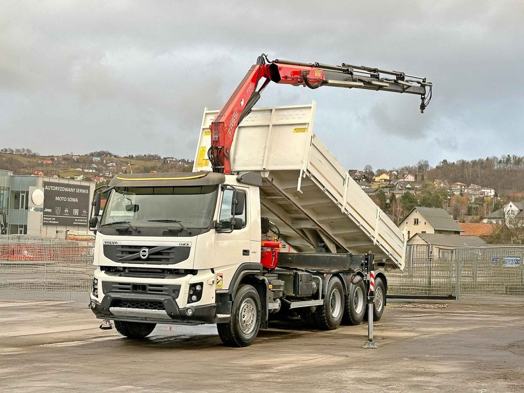 Volvo FMX 450 Kipper 6,50m*FASSI F215A.0.24 + FUNK*8x4 - Istovarivač: slika 2 Volvo FMX 450 Kipper 6,50m*FASSI F215A.0.24 + FUNK*8x4 - Istovarivač: slika 2