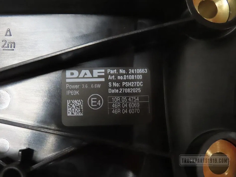 DAF 2410663 Hoekzichtcamera - Upravljačka jedinica za Kamion: slika 2 DAF 2410663 Hoekzichtcamera - Upravljačka jedinica za Kamion: slika 2