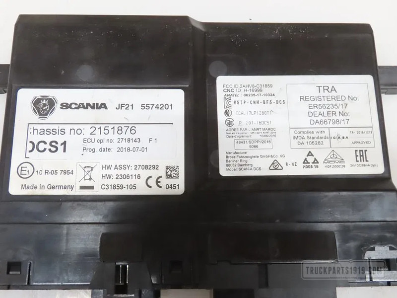 Scania 2718143 DCS1 regeleenheid Scania - Upravljačka jedinica za Kamion: slika 2 Scania 2718143 DCS1 regeleenheid Scania - Upravljačka jedinica za Kamion: slika 2