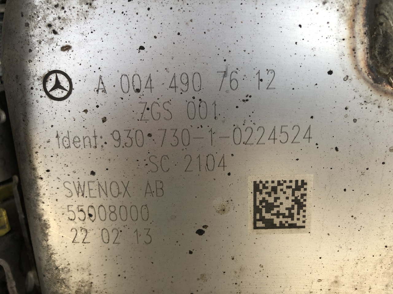 EXHAUST AFTERTREATMENT EURO6-EURO5 MERCEDES ACTROS MP4 - Izduvna grana za Kamion: slika 2 EXHAUST AFTERTREATMENT EURO6-EURO5 MERCEDES ACTROS MP4 - Izduvna grana za Kamion: slika 2