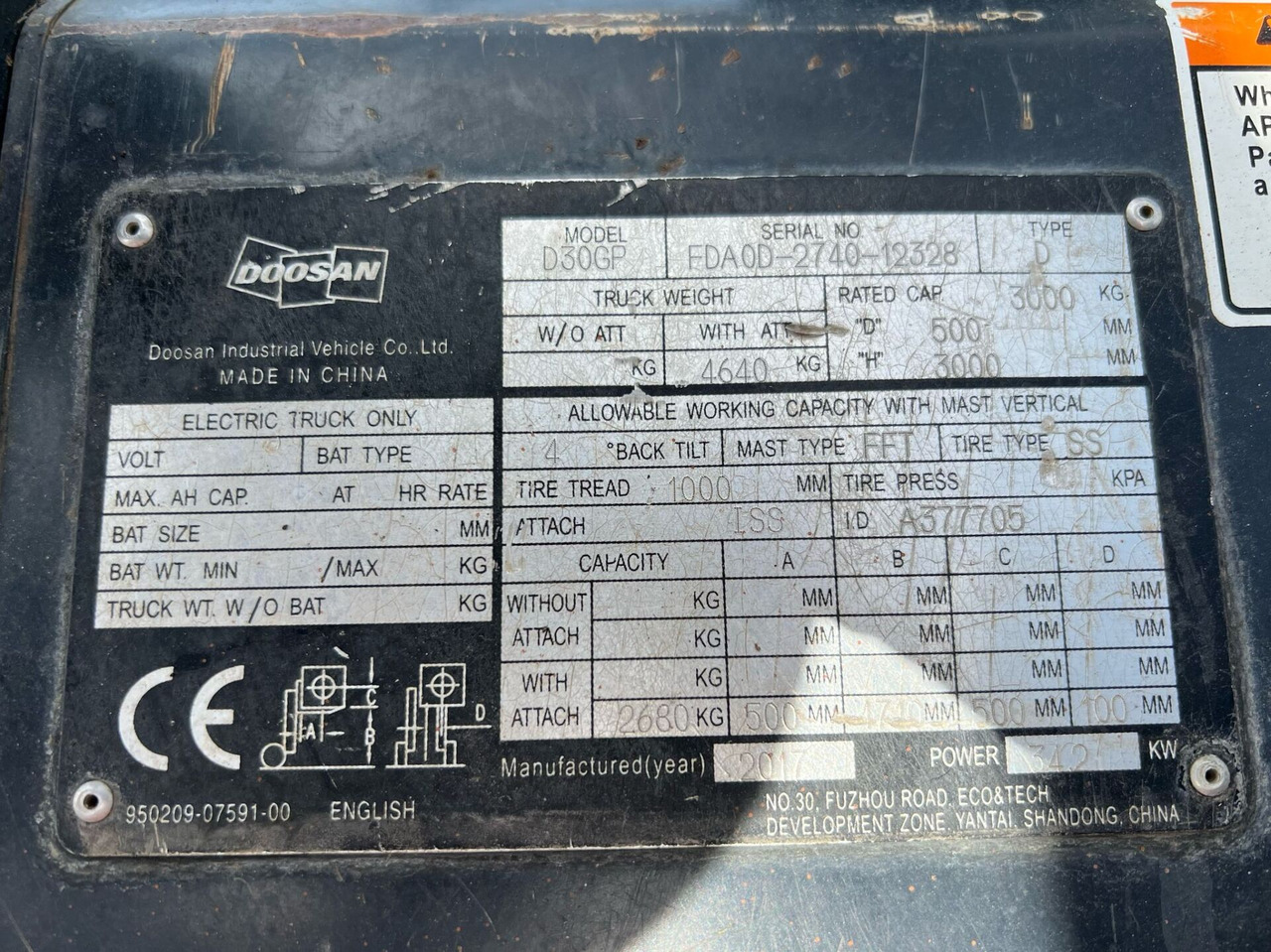 Viljuškar DOOSAN D30 GP: slika 20