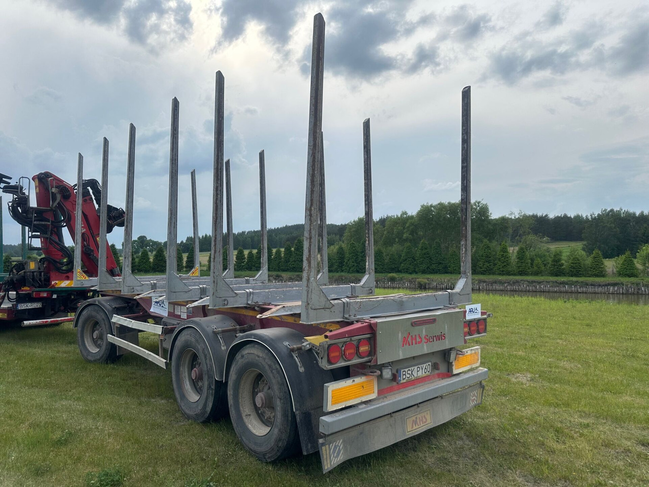 MHS przyczepa do przewozu drewna - Prikolica šticarka: slika 2 MHS przyczepa do przewozu drewna - Prikolica šticarka: slika 2