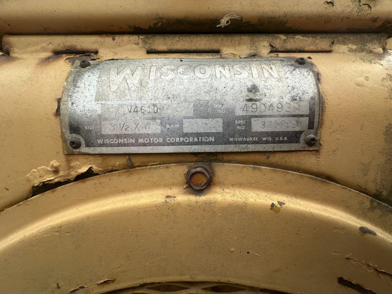 WISCONSIN ENGINE V461D poboczarka - Strugač: slika 2 WISCONSIN ENGINE V461D poboczarka - Strugač: slika 2