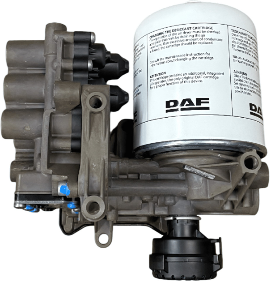 DAF CF XD XG XF106 AIRDRYER OE COMPLEET INCL. VEILIGHEIDSVENTIEL MET VIER CIRCUITS+BORGSOM 2027747 - Rezervni deo za Kamion: slika 1 DAF CF XD XG XF106 AIRDRYER OE COMPLEET INCL. VEILIGHEIDSVENTIEL MET VIER CIRCUITS+BORGSOM 2027747 - Rezervni deo za Kamion: slika 1