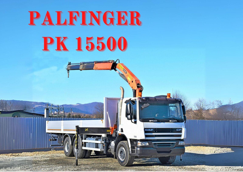 DAF CF 75.360 - Kamion sa tovarnim sandukom, Kamion sa dizalicom: slika 1 DAF CF 75.360 - Kamion sa tovarnim sandukom, Kamion sa dizalicom: slika 1