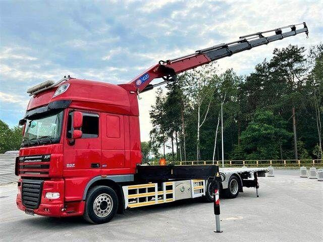 DAF XF 105 6x2 HMF 4020 EURO 5 KRAN CRANE - Kamion sa tovarnim sandukom, Kamion sa dizalicom: slika 1 DAF XF 105 6x2 HMF 4020 EURO 5 KRAN CRANE - Kamion sa tovarnim sandukom, Kamion sa dizalicom: slika 1