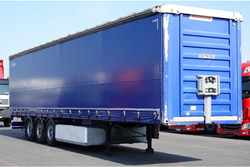 Fruehauf FIRANKA / STANDARD / MOCNA PODŁOGA SZYNA DESKA / PALECIARA / OSI - Poluprikolica sa ceradom: slika 1 Fruehauf FIRANKA / STANDARD / MOCNA PODŁOGA SZYNA DESKA / PALECIARA / OSI - Poluprikolica sa ceradom: slika 1