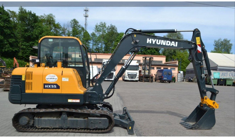 Hyundai HX55 Mini lánctalpas forgókotró - Mini bager: slika 4 Hyundai HX55 Mini lánctalpas forgókotró - Mini bager: slika 4