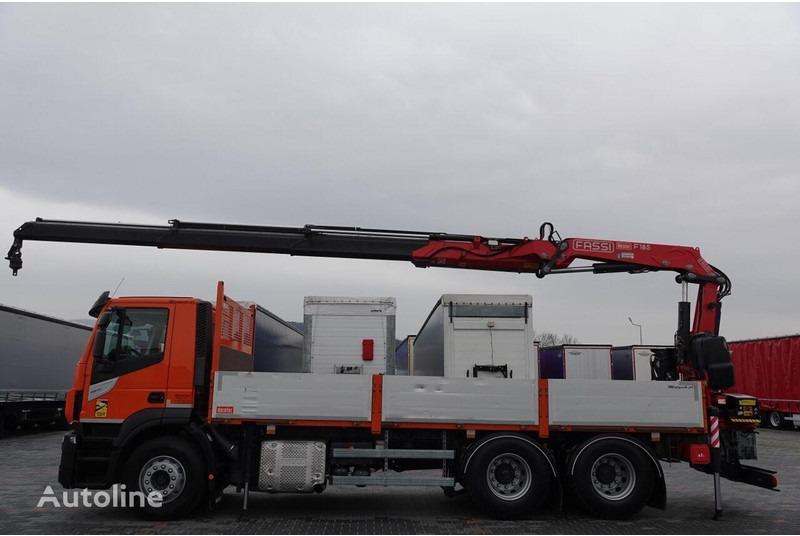 Iveco 420 Flatbed + crane FASSI 185 6x2 - Kamion sa tovarnim sandukom, Kamion sa dizalicom: slika 1 Iveco 420 Flatbed + crane FASSI 185 6x2 - Kamion sa tovarnim sandukom, Kamion sa dizalicom: slika 1
