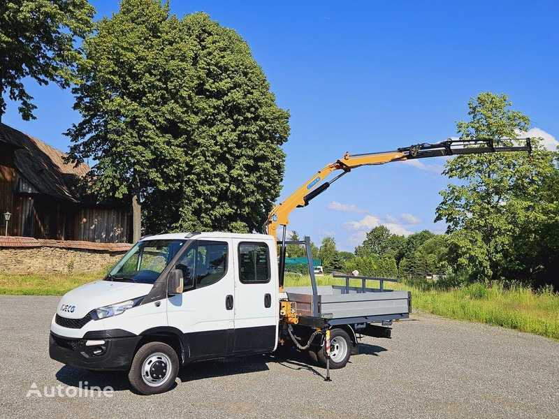 Iveco Daily 35c-15 Doka flatbed + crane Effer - Dostavno vozilo s ravnom platformom, Dostavno vozilo sa duplom kabinom: slika 4 Iveco Daily 35c-15 Doka flatbed + crane Effer - Dostavno vozilo s ravnom platformom, Dostavno vozilo sa duplom kabinom: slika 4