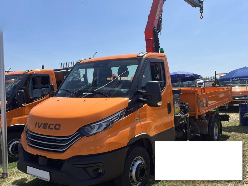 Iveco Daily 70C18H - Flatbed+crane - Kamion sa tovarnim sandukom, Kamion sa dizalicom: slika 1 Iveco Daily 70C18H - Flatbed+crane - Kamion sa tovarnim sandukom, Kamion sa dizalicom: slika 1