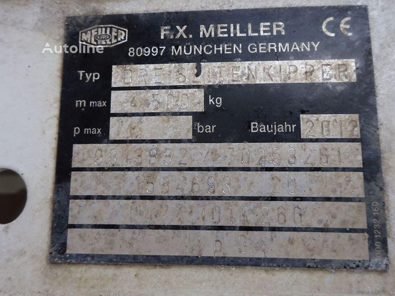 Istovarivač, Kamion sa dizalicom Iveco ML75E18K - 3 way tipper+crane: slika 17