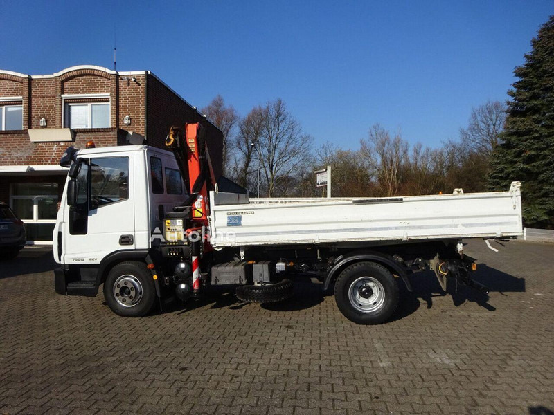 Istovarivač, Kamion sa dizalicom Iveco ML75E18K - 3 way tipper+crane: slika 8