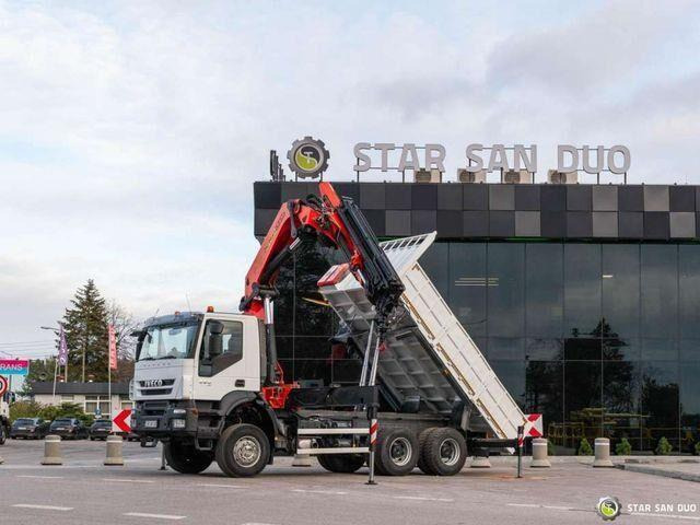 Iveco TRAKKER 360 6x6 PALFINGER PK 36002 Crane Kipper - Istovarivač, Kamion sa dizalicom: slika 1 Iveco TRAKKER 360 6x6 PALFINGER PK 36002 Crane Kipper - Istovarivač, Kamion sa dizalicom: slika 1