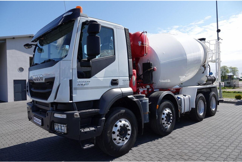 Iveco TRAKKER 410 / 8X4 / BETONOMIESZARKA 9 M3 / PUTZMEISTER / ALUFELG - Mikser za beton: slika 2 Iveco TRAKKER 410 / 8X4 / BETONOMIESZARKA 9 M3 / PUTZMEISTER / ALUFELG - Mikser za beton: slika 2