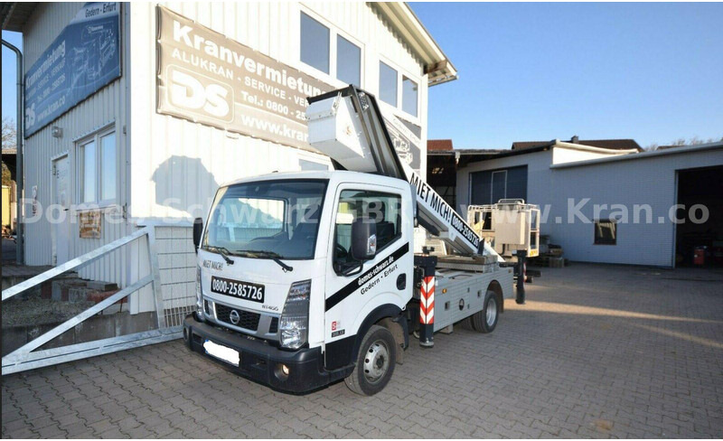 Nissan NT400 Cabstar Klaas Theo Emelőkosaras 25m - Kamion, Kamion sa dizalicom: slika 1 Nissan NT400 Cabstar Klaas Theo Emelőkosaras 25m - Kamion, Kamion sa dizalicom: slika 1