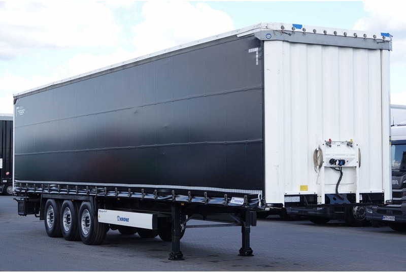 Krone FIRANKA / STANDARD / OPONY 100% / DACH PODNOSZONY / OŚ PODNOSZON - Poluprikolica sa ceradom: slika 1 Krone FIRANKA / STANDARD / OPONY 100% / DACH PODNOSZONY / OŚ PODNOSZON - Poluprikolica sa ceradom: slika 1