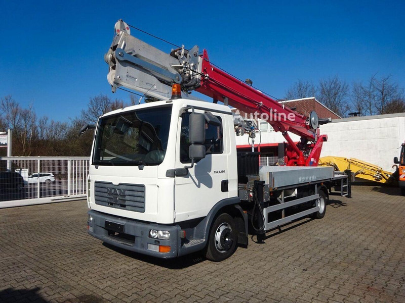 MAN 8.180 TGL - Flatbed+crane - Kamion sa tovarnim sandukom, Kamion sa dizalicom: slika 1 MAN 8.180 TGL - Flatbed+crane - Kamion sa tovarnim sandukom, Kamion sa dizalicom: slika 1