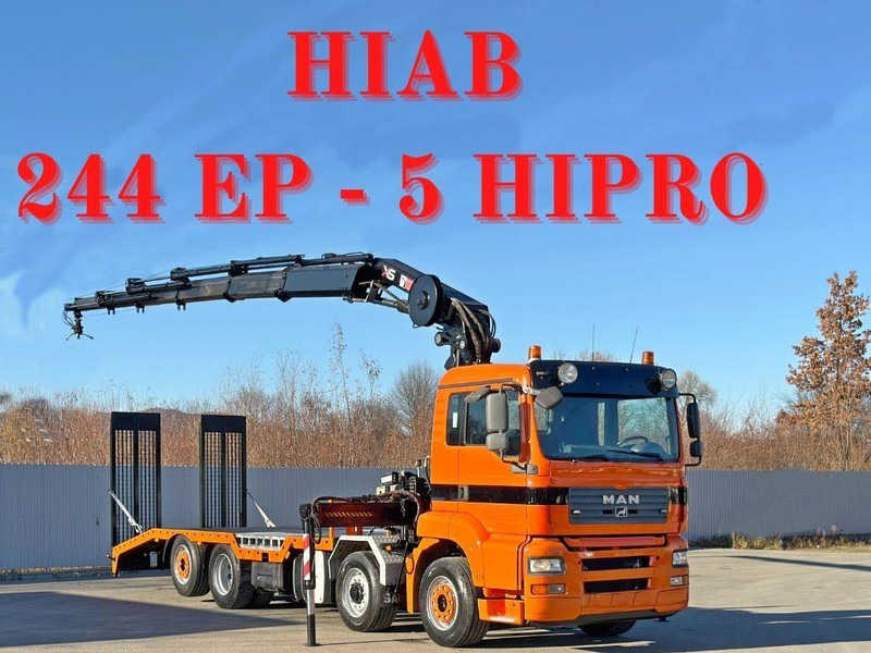 MAN TGA 35.480 / HIAB 244 EP - 5 HIPRO - Kamion sa tovarnim sandukom, Kamion sa dizalicom: slika 1 MAN TGA 35.480 / HIAB 244 EP - 5 HIPRO - Kamion sa tovarnim sandukom, Kamion sa dizalicom: slika 1