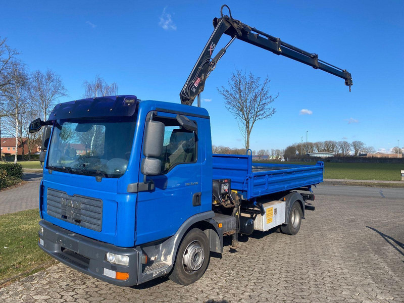 MAN TGL 8.210 M Tipper + Crane Hiab - Istovarivač, Kamion sa dizalicom: slika 3 MAN TGL 8.210 M Tipper + Crane Hiab - Istovarivač, Kamion sa dizalicom: slika 3