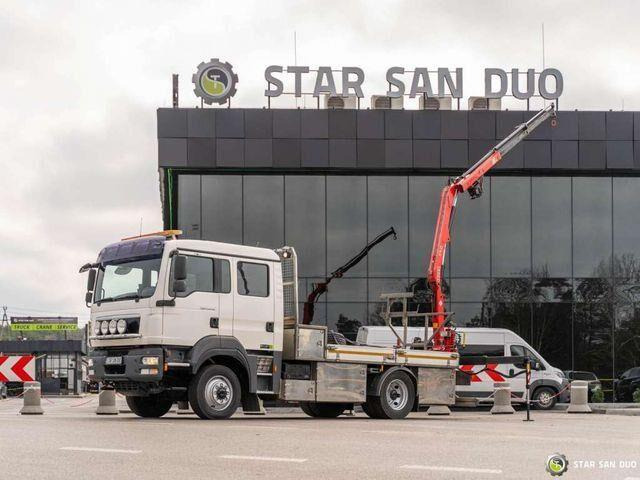 MAN TGM 13.290 4x4 FASSI F40B22 Crane Camper DOKA - Kamion sa tovarnim sandukom, Kamion sa dizalicom: slika 1 MAN TGM 13.290 4x4 FASSI F40B22 Crane Camper DOKA - Kamion sa tovarnim sandukom, Kamion sa dizalicom: slika 1