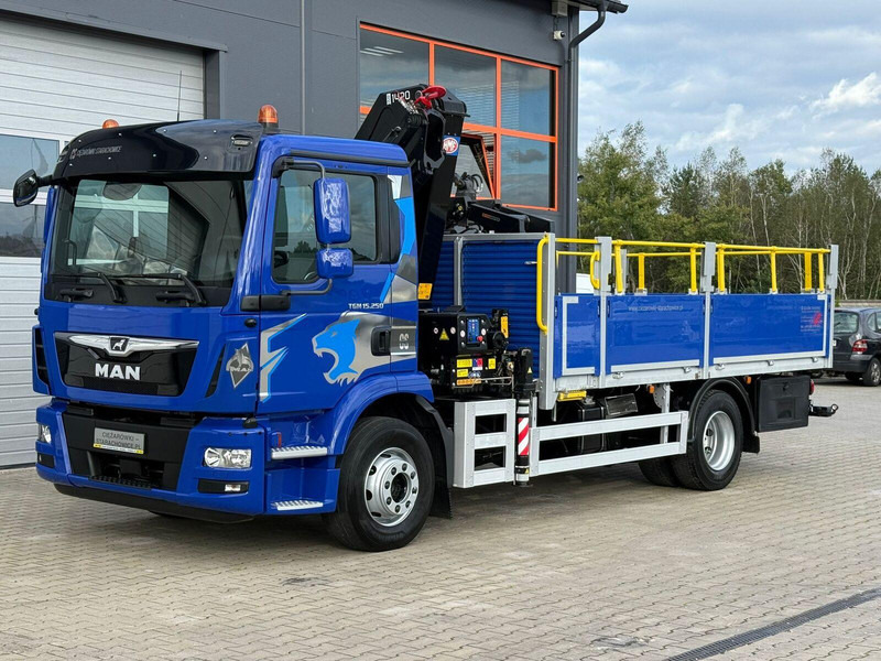 MAN TGM 15.250 skrzynia z żurawiem // E6 // HMF 1520 K1 HDS dzwig kr - Kamion sa tovarnim sandukom, Kamion sa dizalicom: slika 1 MAN TGM 15.250 skrzynia z żurawiem // E6 // HMF 1520 K1 HDS dzwig kr - Kamion sa tovarnim sandukom, Kamion sa dizalicom: slika 1