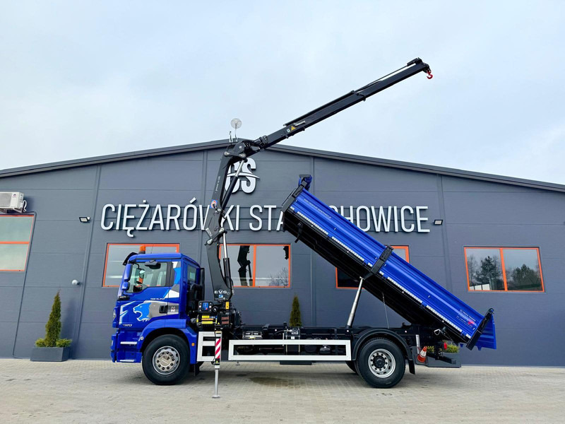 MAN TGM 18.250 wywrotka 3 - stronna + żuraw HDS HMF - Istovarivač, Kamion sa dizalicom: slika 2 MAN TGM 18.250 wywrotka 3 - stronna + żuraw HDS HMF - Istovarivač, Kamion sa dizalicom: slika 2