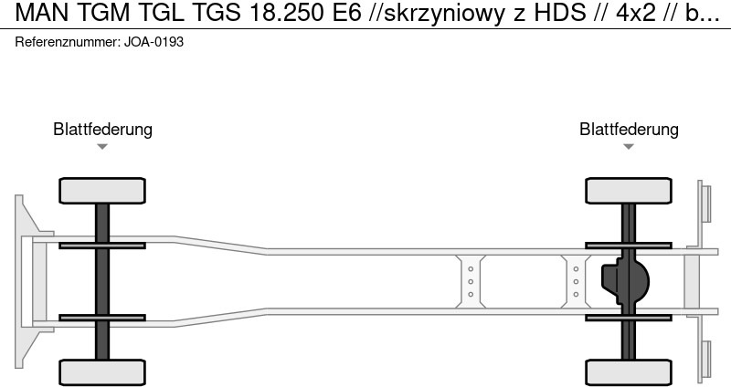MAN TGM TGL TGS 18.250 E6 //skrzyniowy z HDS // 4x2 // budowlanka - Kamion sa tovarnim sandukom, Kamion sa dizalicom: slika 2 MAN TGM TGL TGS 18.250 E6 //skrzyniowy z HDS // 4x2 // budowlanka - Kamion sa tovarnim sandukom, Kamion sa dizalicom: slika 2