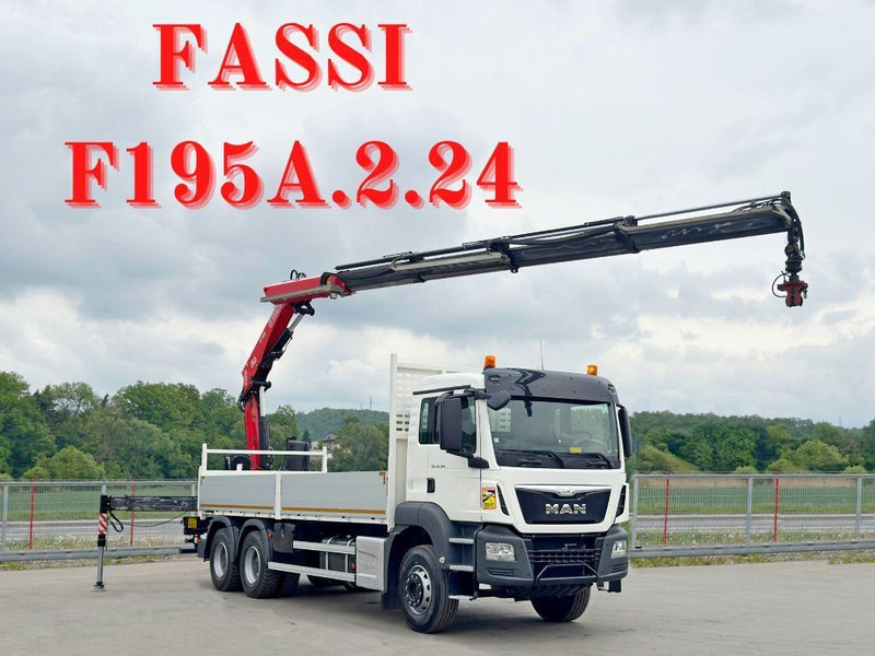MAN TGS 26.360* FASSI F195A.2.24 / FUNK * 6x4 * TOP - Kamion sa tovarnim sandukom, Kamion sa dizalicom: slika 1 MAN TGS 26.360* FASSI F195A.2.24 / FUNK * 6x4 * TOP - Kamion sa tovarnim sandukom, Kamion sa dizalicom: slika 1