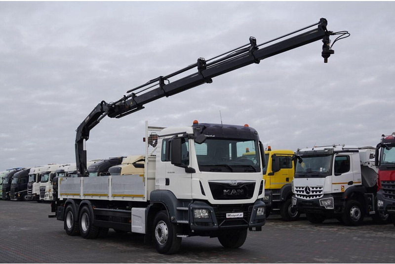MAN TGS 26.400 / 6x4 / SKRZYNIOWY - 6,5M / HDS HIAB 188 4xwysów 13 M - Kamion sa tovarnim sandukom, Kamion sa dizalicom: slika 4 MAN TGS 26.400 / 6x4 / SKRZYNIOWY - 6,5M / HDS HIAB 188 4xwysów 13 M - Kamion sa tovarnim sandukom, Kamion sa dizalicom: slika 4