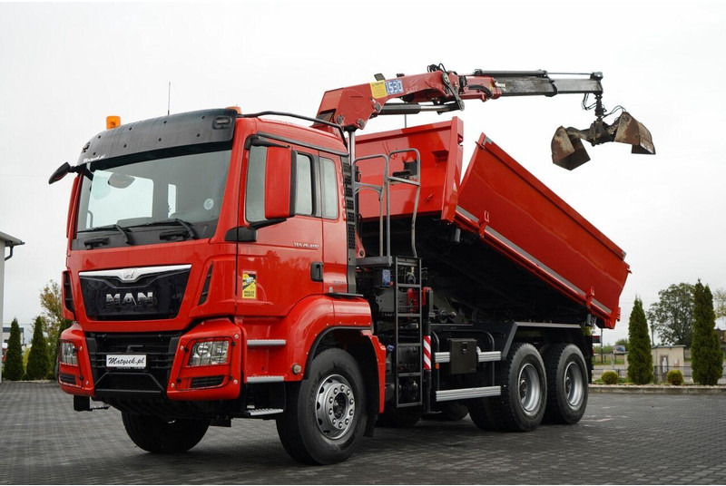 MAN TGS 26.400 / 6x4 / WYWROTKA 2 STRONNA + HDS HMF 1530 K2 / HYDR - Istovarivač, Kamion sa dizalicom: slika 1 MAN TGS 26.400 / 6x4 / WYWROTKA 2 STRONNA + HDS HMF 1530 K2 / HYDR - Istovarivač, Kamion sa dizalicom: slika 1