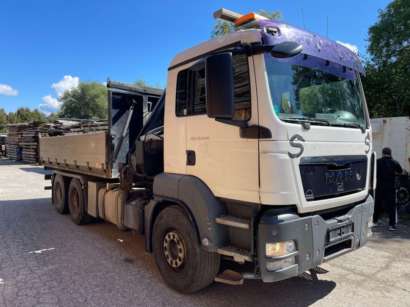 MAN TGS 26.440 6x4 Tipper + Crane Hiab 220 - 5 + RC - Istovarivač, Kamion sa dizalicom: slika 1 MAN TGS 26.440 6x4 Tipper + Crane Hiab 220 - 5 + RC - Istovarivač, Kamion sa dizalicom: slika 1