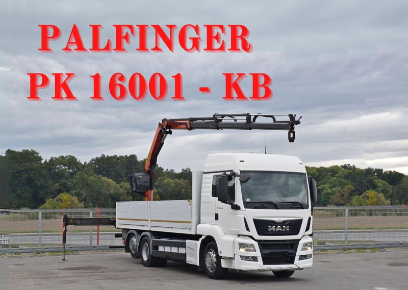 MAN TGS 26.440 * PRITSCHE 6,90 m + PK 16001 - K - Kamion sa tovarnim sandukom, Kamion sa dizalicom: slika 1 MAN TGS 26.440 * PRITSCHE 6,90 m + PK 16001 - K - Kamion sa tovarnim sandukom, Kamion sa dizalicom: slika 1