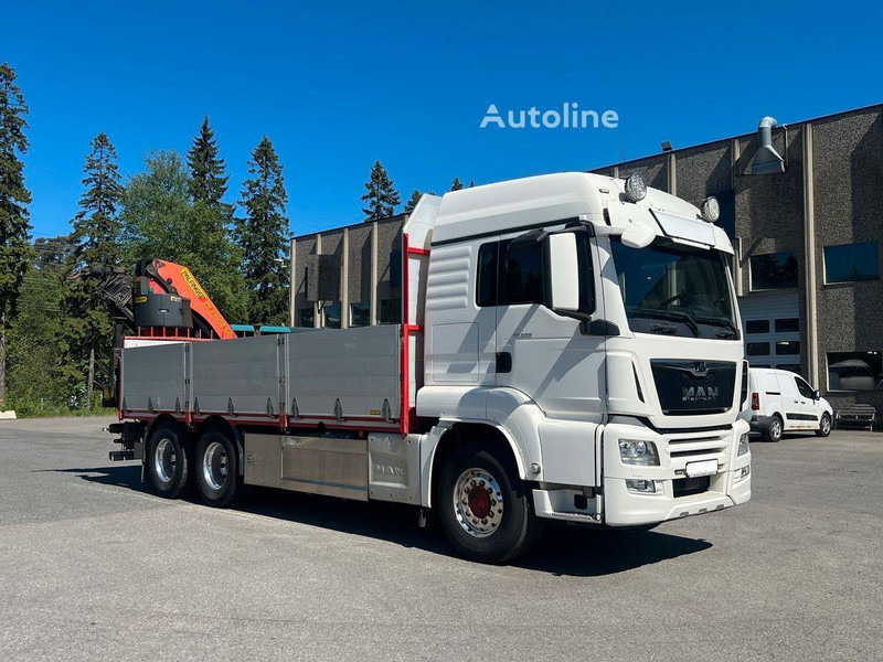 MAN TGS 33.500 - Flatbed+crane 6x4 - Kamion sa tovarnim sandukom, Kamion sa dizalicom: slika 2 MAN TGS 33.500 - Flatbed+crane 6x4 - Kamion sa tovarnim sandukom, Kamion sa dizalicom: slika 2