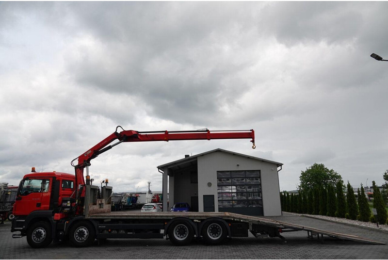 MAN TGS 35.360 / 8x2-4 / LAWETA + HDS HIAB 166 E-2 / OŚ PODNOSZONA / - Šlep vozilo: slika 3 MAN TGS 35.360 / 8x2-4 / LAWETA + HDS HIAB 166 E-2 / OŚ PODNOSZONA / - Šlep vozilo: slika 3