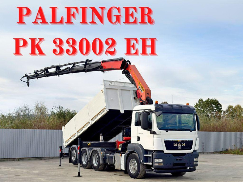 MAN TGS 35.440 * PALFINGER PK 33002 EH +FUNK / 8x4 - Istovarivač, Kamion sa dizalicom: slika 1 MAN TGS 35.440 * PALFINGER PK 33002 EH +FUNK / 8x4 - Istovarivač, Kamion sa dizalicom: slika 1