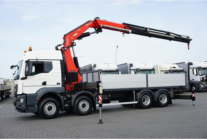 MAN TGS / 35.470 / E 6 / SKRZYNIOWY + HDS / FASSI F 545 / ŁAD. 13 10 - Kamion sa tovarnim sandukom, Kamion sa dizalicom: slika 4 MAN TGS / 35.470 / E 6 / SKRZYNIOWY + HDS / FASSI F 545 / ŁAD. 13 10 - Kamion sa tovarnim sandukom, Kamion sa dizalicom: slika 4
