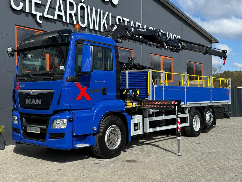MAN TGS TGX 26.360 / E6 / 143tys km !!! skrzynia + żuraw HMF / manua - Kamion sa tovarnim sandukom, Kamion sa dizalicom: slika 1 MAN TGS TGX 26.360 / E6 / 143tys km !!! skrzynia + żuraw HMF / manua - Kamion sa tovarnim sandukom, Kamion sa dizalicom: slika 1