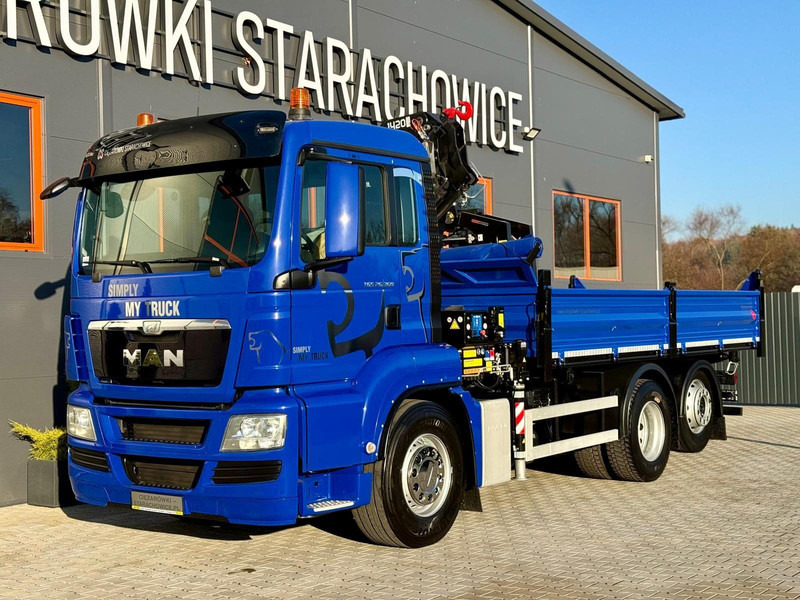 MAN TGS TGX TGL 26.360 Wywrotka 3S + HDS HMF // 4 x wusyw 12,6 m - Istovarivač, Kamion sa dizalicom: slika 1 MAN TGS TGX TGL 26.360 Wywrotka 3S + HDS HMF // 4 x wusyw 12,6 m - Istovarivač, Kamion sa dizalicom: slika 1
