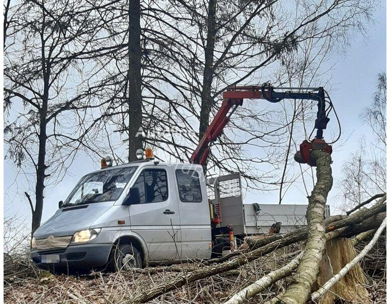 Mercedes-Benz 413 - Doka tipper+crane with gripper - Istovarivač, Kamion sa dizalicom: slika 3 Mercedes-Benz 413 - Doka tipper+crane with gripper - Istovarivač, Kamion sa dizalicom: slika 3