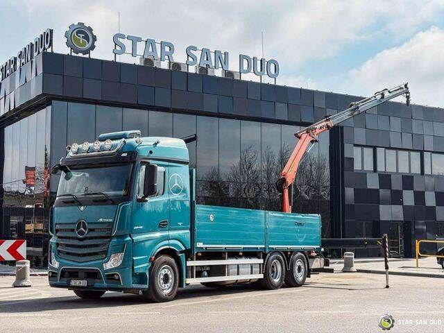 Mercedes-Benz ACTROS 2545 6x2 Palfinger PK 16001 HDS Crane - Kamion sa tovarnim sandukom, Kamion sa dizalicom: slika 1 Mercedes-Benz ACTROS 2545 6x2 Palfinger PK 16001 HDS Crane - Kamion sa tovarnim sandukom, Kamion sa dizalicom: slika 1