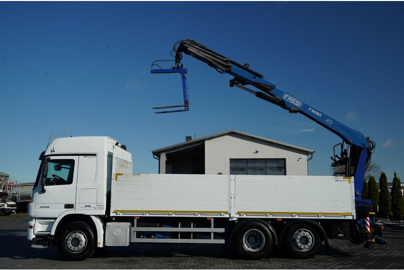 Mercedes-Benz ACTROS 2548 / 6x2 / BURTOWA - 6,5 M / OŚ PODNOSZONA / HDS FASSI - Kamion sa tovarnim sandukom, Kamion sa dizalicom: slika 2 Mercedes-Benz ACTROS 2548 / 6x2 / BURTOWA - 6,5 M / OŚ PODNOSZONA / HDS FASSI - Kamion sa tovarnim sandukom, Kamion sa dizalicom: slika 2