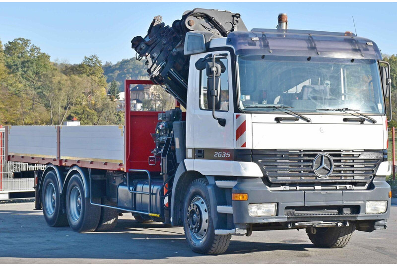 Mercedes-Benz ACTROS 2635 Pritsche - Kamion sa tovarnim sandukom, Kamion sa dizalicom: slika 3 Mercedes-Benz ACTROS 2635 Pritsche - Kamion sa tovarnim sandukom, Kamion sa dizalicom: slika 3